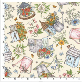 Maywood Fabrics Garden Stroll 10124 - E