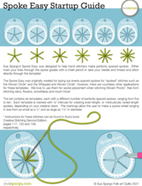 Sue Spargo || Spoke Easy sjablonen