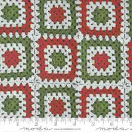 Moda - Christmas Faire Red Green White 7392 11