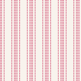 Tilda Tea Towel Basics Collection 130068 Apple Cake Stripe Red