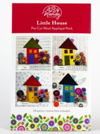 Wonderfil || Pre-cut wool kits by Wendy Williams - little house red