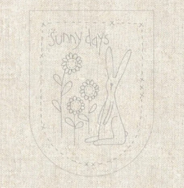 Devonstone || Stitchery panel Birdhouse Bunting