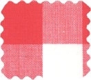 Hollandse quiltstof boerenbont ruit  2 cm. rood geblokt