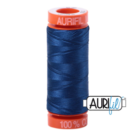 Aurifil Mako50 #2780 Dk. Delft Blue - 200 meter