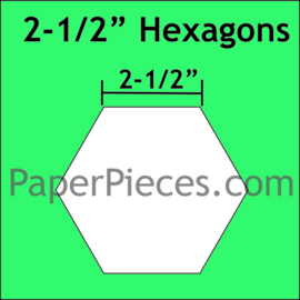 hexagon mallen 2.5"inch
