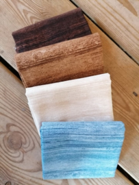 Quiltstof washed wood assorti