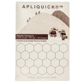 Apliquick precut hexagon 5/8 " || 1.5 cm. - 100 stuks