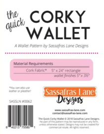 Corky Wallet || Patroon + kurk