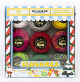 Eleganz 8wt Perle-katoen garenpakket Modern Christmas