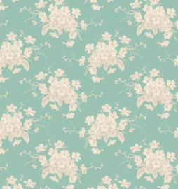 TILDA Sunday Brunch wildflower teal || 100581