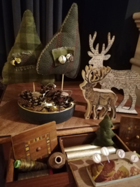 Hometour in mijn huis met 'quilterige' kerstdecoraties