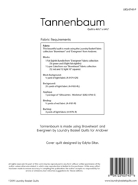 Patroon Tannenbaum van Edyta Sitar  || LBQ 0745 P