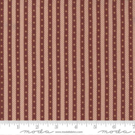 Adamstown Dotted Stripe Red 38134 15 Moda