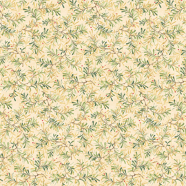 Benartex || 12 Days of Christmas - Pine Boughs Cream