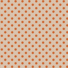 Tilda 110 Creating Memories Woven Polkadot Ginger || 160078