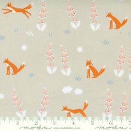 Moda Meander Foxes Cloud 24581 15  stof met vos