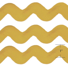 Devonstone || Ric Rac band/zigzagband - goud