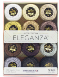 Eleganza 8wt Perle-katoen garenpakket Neutral