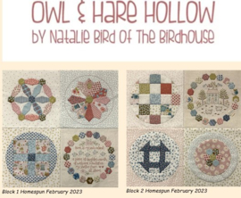 Owl and Hare van Natalie Bird van the Birdhouse (niet meer leverbaar)