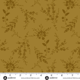 "Dahlia" fabric by Edyta Sitar  ||  Spruce