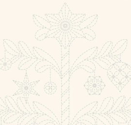Devonstone ||  Sashiko Panels Tree Natural