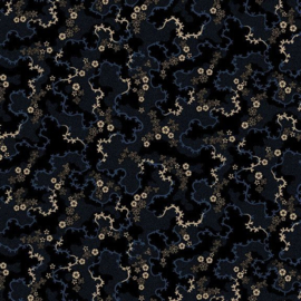 Marcus Fabrics ||  Flower Field Black