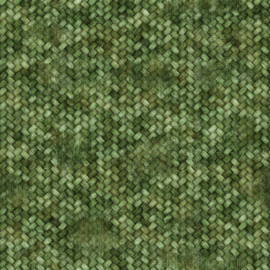 LIL FARMERS, Basketweave Texture - Dk Green