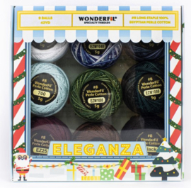 Eleganz 8wt Perle-katoen garenpakket Frosted Landscape