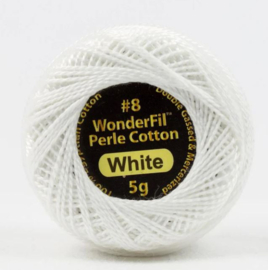 Eleganza 8wt 5-gram Solid Perlé White