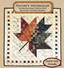 Patroon kleine quilt || Nature's Watercolor ||  Kansas Troubles Quilters
