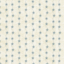 3146-33 Cream || Butterflies and Bloom