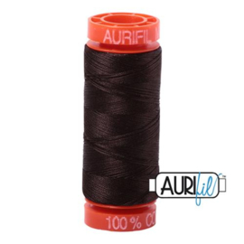 Aurifil Mako50 #1130 Very dark bark - 200 meter