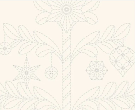 Devonstone ||  Sashiko Panels Tree Natural