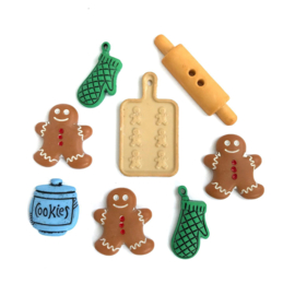 Knopen in de vorm van koekjes bakken gereedschap || Holiday Baking 4805