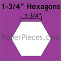 hexagon mallen 1 - 3/4 " inch