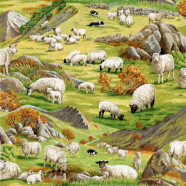 Quiltstof in the country 101 met schapen 89310 104
