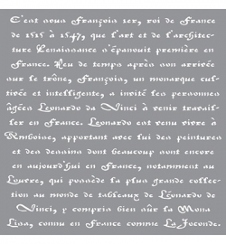 sjabloon old French script