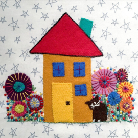 Wonderfil || Pre-cut wool kits by Wendy Williams - little house mustard