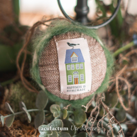 Acufactum || label met grachtenpand - Happiness is homemade