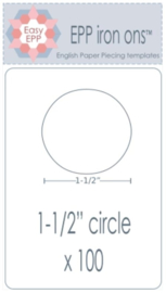 EPP15 1-1/2" circle - 100 stuks