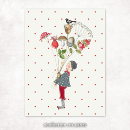 Acufactum || label kind met boeket