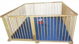 Grondbox / Playpen 7,3 meter inklapbaar (72 cm) Natuur, Wit of Grijs