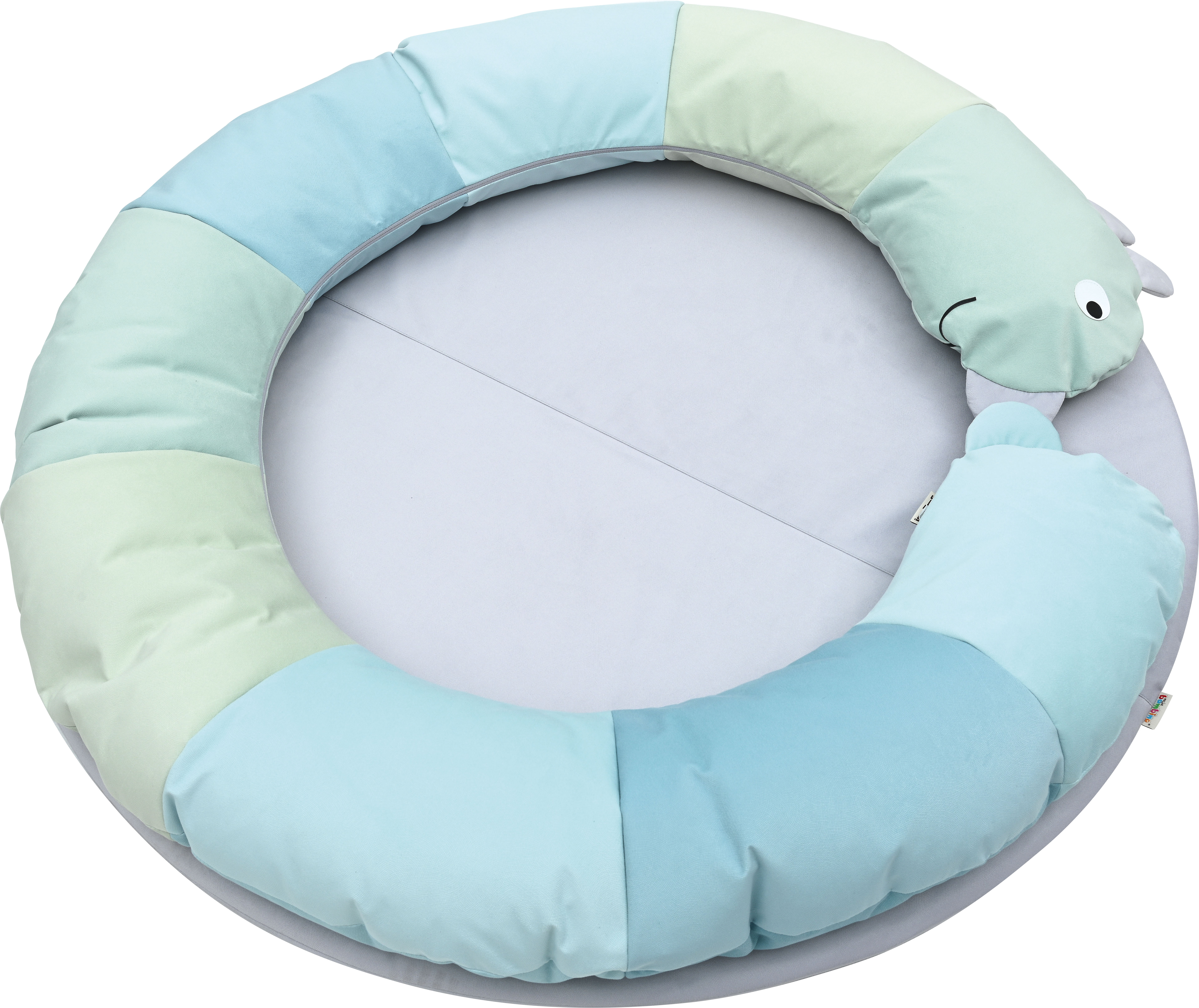 Speelkleed/speeltapijt Rups (140 cm) pastelkleuren