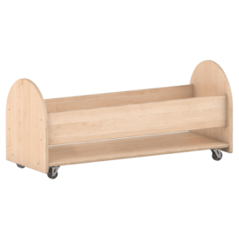 Opbergwagen voor 12 dikke ronde zitkussens (van 8 cm dik)