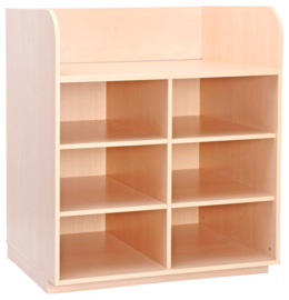 Aankleedtafel / commode kinderopvang "klein" (met 5 kastenopties)