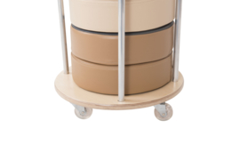 Mobiele standaard voor set van 12 zitkussens (van 8 cm)