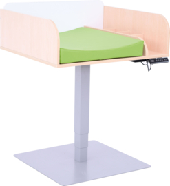 Aankleedtafel / commode kinderopvang (elektrisch in hoogte verstelbaar)