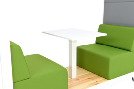 Relaxhuis/akoestische speelplek/leeshoek MET/ZONDER ACHTERWAND