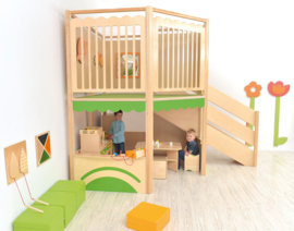 Speelhuis met plateau