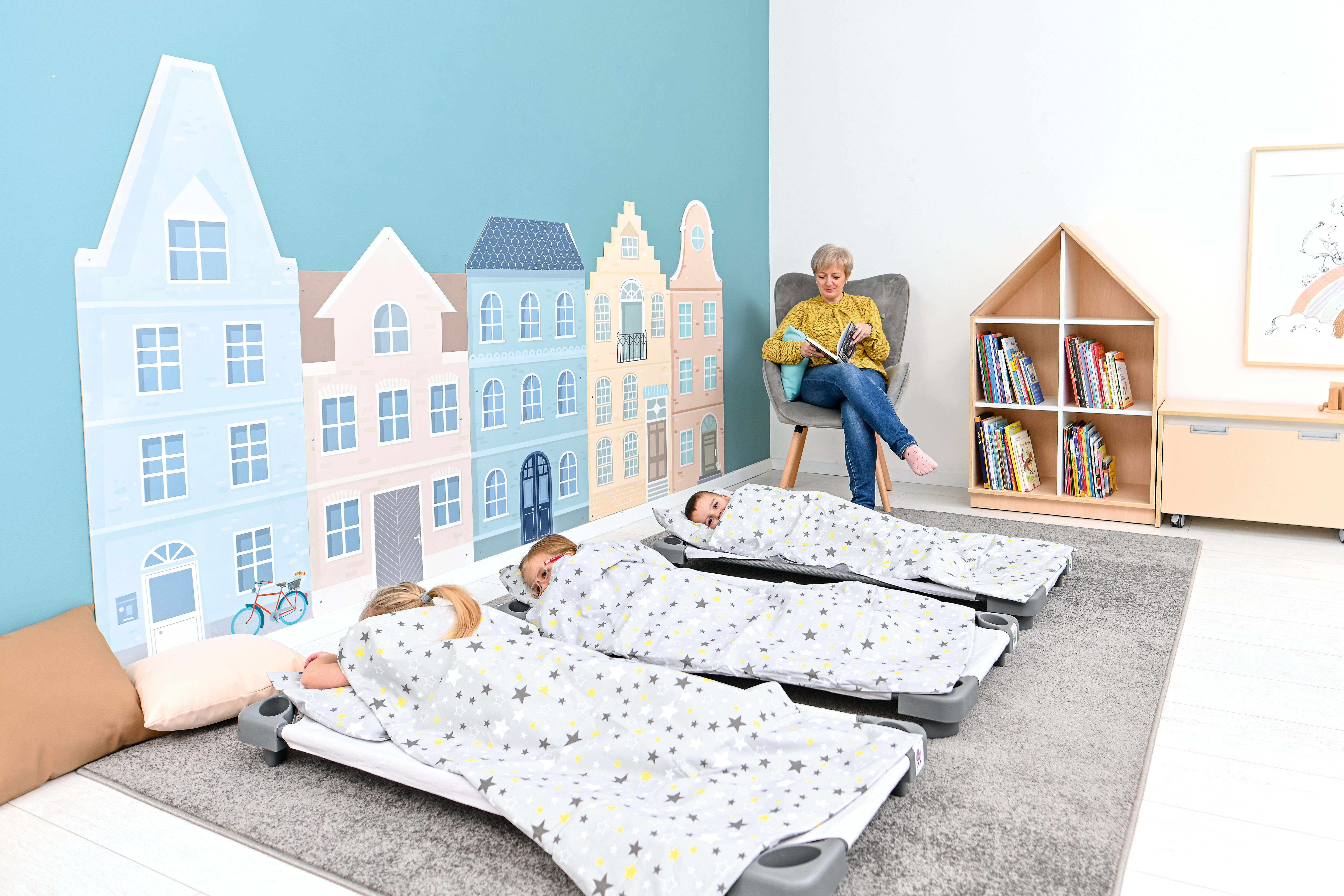 Wanddecoratie Huis (5 soorten) van hout